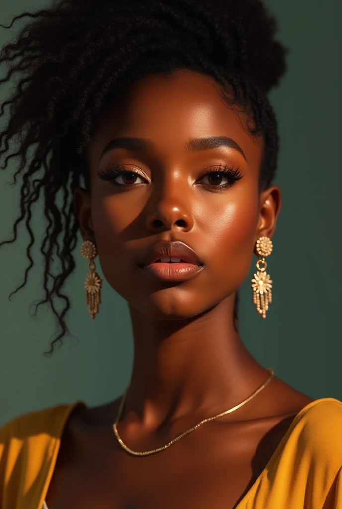 Generer une image d'une actrice jeune africaine