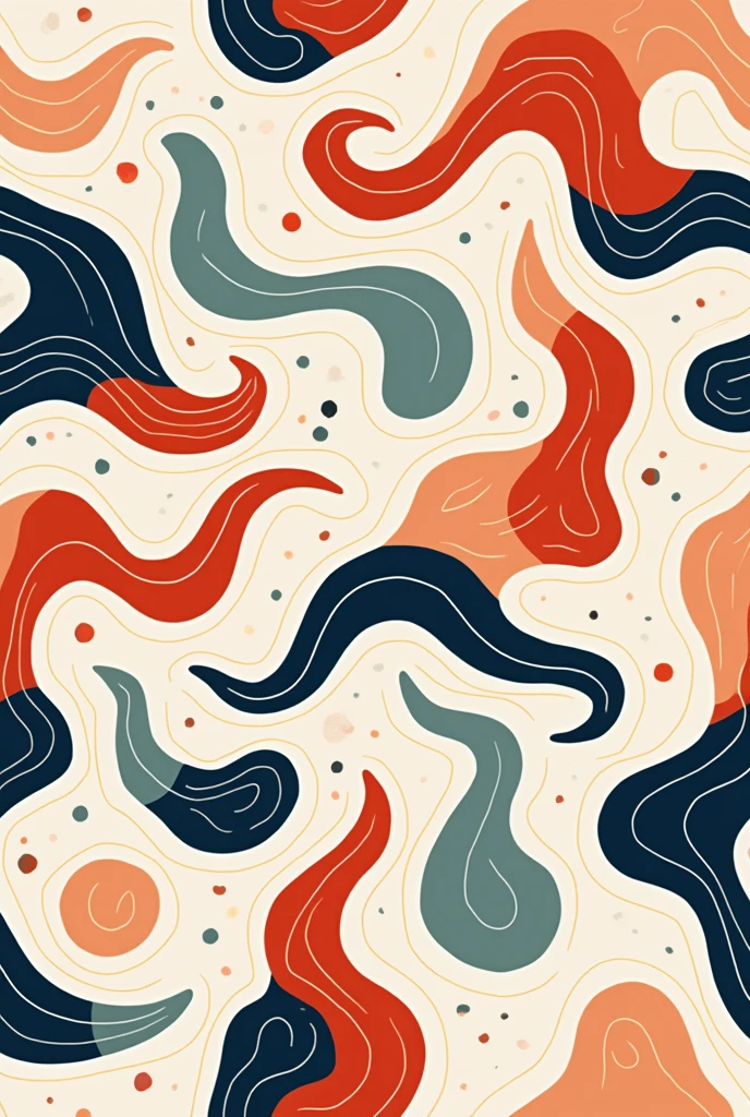 very simple abstract pattern design that incorporates dancing