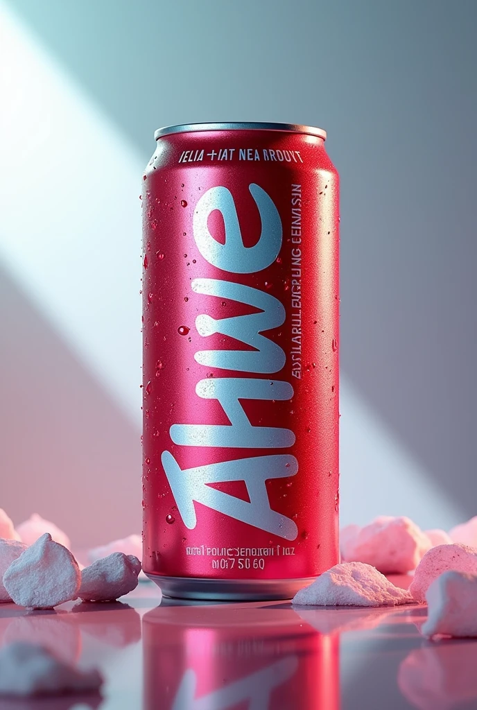 Photorealism 1.4 realistic realism high detailed definition create for me energy drink for ads wrote AHWEE ENERGY DRINK contains 5% alcohol