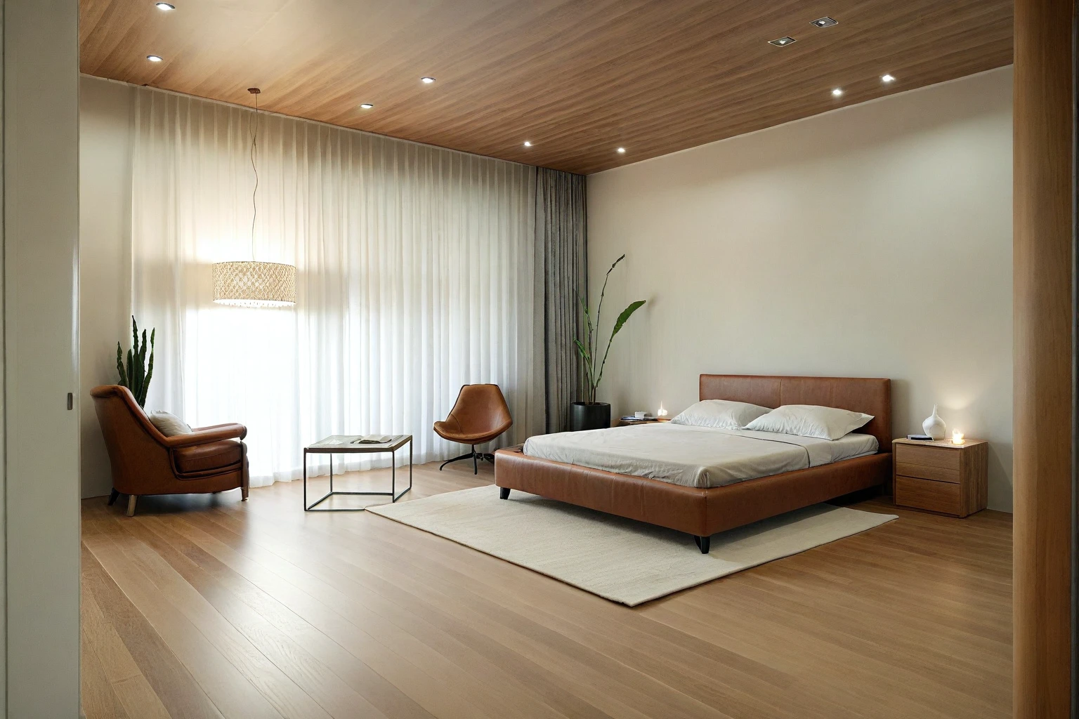 RAW photo, masterpiece, a view of a ( BEDroom :1.3) with a couch, chairs, and a chandelier, highly detailed interior, neo - classical style, neoclassical style, neoclassicism style, interior architect architectural visualization, neoclassical style, in style of classicism, white light sun, rendered in vray, rendered in v-ray, rendered in unreal engine 3d, (photorealistic:1.2), (photorealistic:1.5), best quality, ultra high res, architechture, (leather sofa detail:1.5), neoclassic house, (detailed railing neoclassic:1.5), luxury neoclassical villa, (mable floor details:1.5), (detailed neoclassical carpet:1.5), in the style of neoclassical scene, glass windows, best quality, (Intricate lines:1.5), ((Photorealism:1.5)),(((hyper detail:1.5))), archdaily, award winning design, (dynamic light:1.3), (day light:1.2), (perfect light:1.3), (shimering light :1.4),  refection glass windows, (curved line architecture arch:1.2), photorealistic, FKAA, TXAA, RTX, SSAO, Post Processing, Post-Production, CGI, VFX, SFX, Full color,((Unreal Engine 5)), Canon EOS R5 Camera + Lens RF 45MP full-frame CMOS sensor, HDR, Realistic, Cinematic intricate detail, extreme detail, science, hyper-detail, FKAA, super detail, super realistic, crazy detail, intricate detail, nice color grading, reflected light on glass, eye-catching wall lights, unreal engine 5, octane render, cinematic, trending on artstation, High-fidelity, Viwvid, Crisp, Sharp, Bright, Stunning, ((Lifelike)), Natural, ((Eye-catching)), Illuminating, Flawless, High-quality,Sharp edge rendering, medium soft lighting, photographic render, detailed archviz, ((( Pachyloba, Doussie, Afzelia wooden : 1.7 ))),((( organe wooden : 2.5 )))