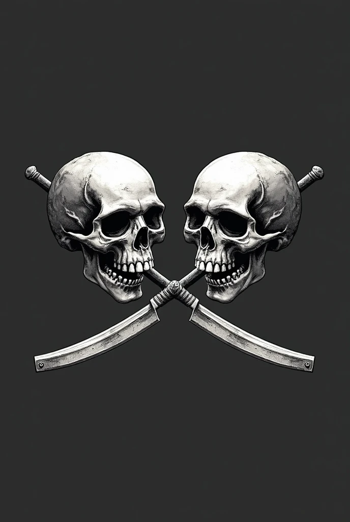 Logo. skulls and razors