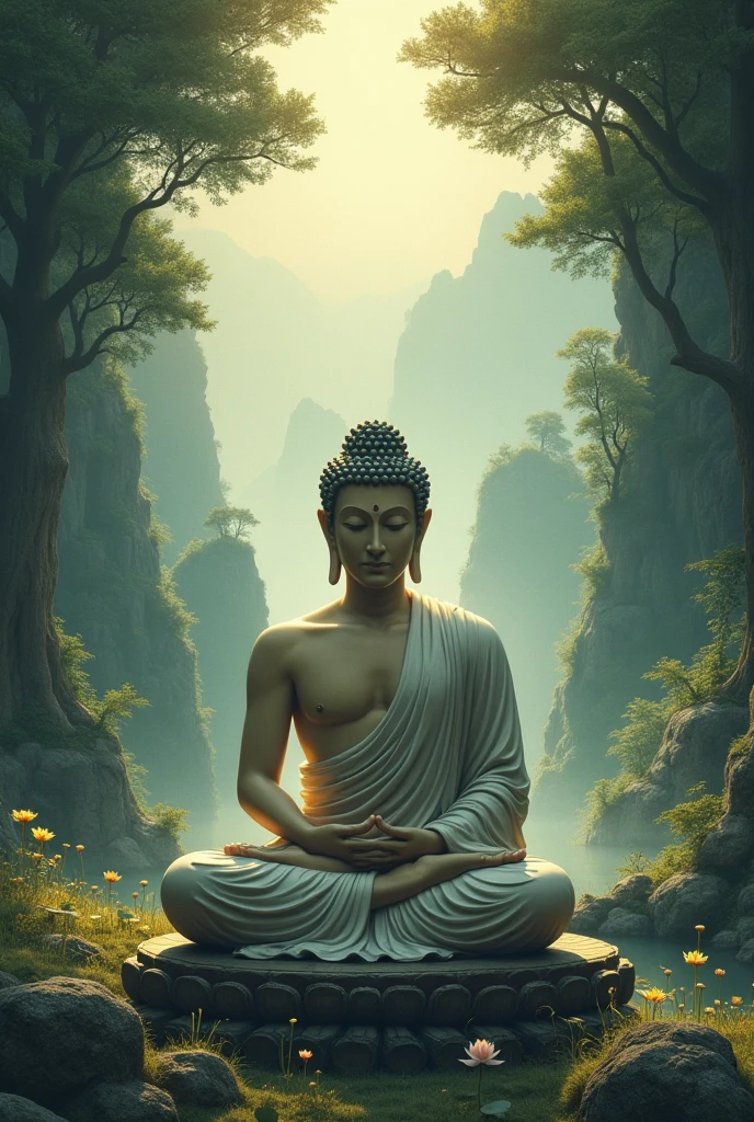 Buddha meditation position