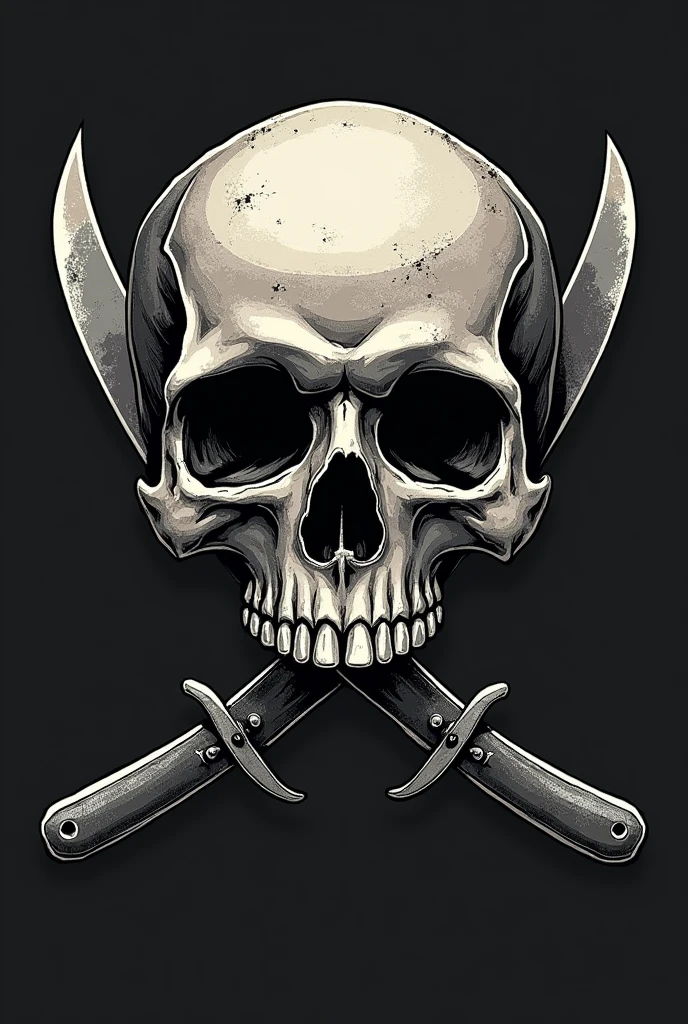 Logo. skulls and razors