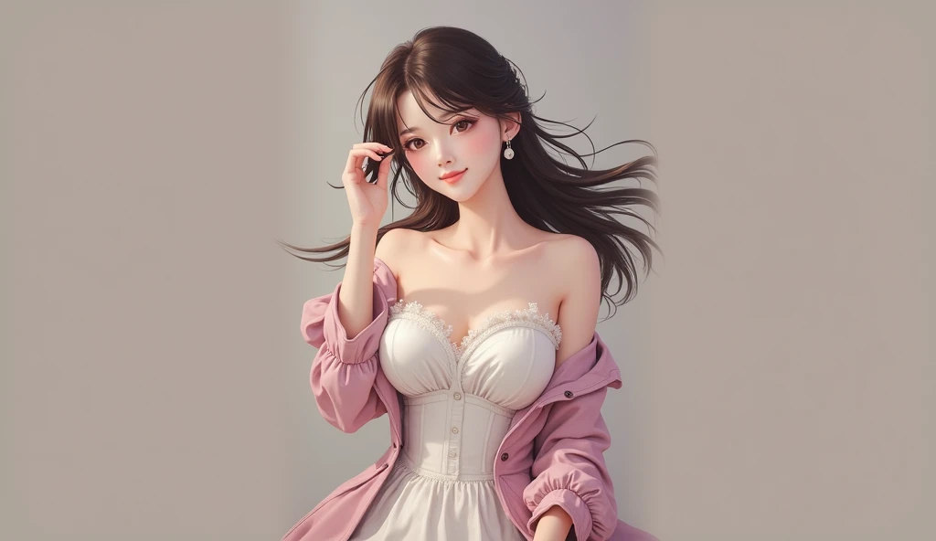 Pee (incontinence: 1.47), fashion trendy beautiful and attractive woman, gentle and attractive Chinese beautiful woman, Korean (kpop idol), delicate and sexy collarbone, attractive oval face, double eyelids, smart [peach] flower eyes, pink lips, small nose, bare shoulders, focus on face, [[face close-up], ultra high definition, super detail, White off-shoulder lace shirt, (((white lace panties), fresh and impressive, natural (large: 1.25), (kneel on the ground), (legs wide open), (legs spread), (from a low angle), (upright 1.5), (shiny skin: 1.4), (low angle)), perfect figure, areola, cleavage, armpit wrinkles, (floor urine)), (NSFW: 1.05), ( Showpiece, top quality, high precision)), one girl, (big, photorealistic: 1.4), (slightly above the camera, looking up at the camera, looking up, looking up at the camera, staring at the camera))), solo, solo, white background, snow-white background, mouth closed, happy smile, pretty black hair, short hair, big eyes, pronounced double eyelids, eyelashes, ears out, long neck, long neck, Absolute area, ((close-up of face, short hair with bangs)), 19 years old, attractive proportions, shiny skin, clean collarbone, golden ratio face, perfect face, teardrop mole, chest mole, bangs, clean bangs, beautiful bangs, lip gloss, thin lips, white skin, undressed, big breasts, small face, staring at the camera a little upwards, ((smiling a little at the camera, really nothing pure white background, very big, big big, big breasts)), ((((uniform, shirt))))