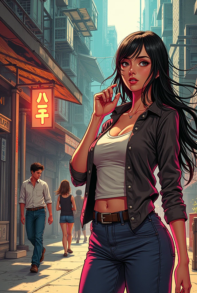 Hello. I want the previous generated images but in manga-art style