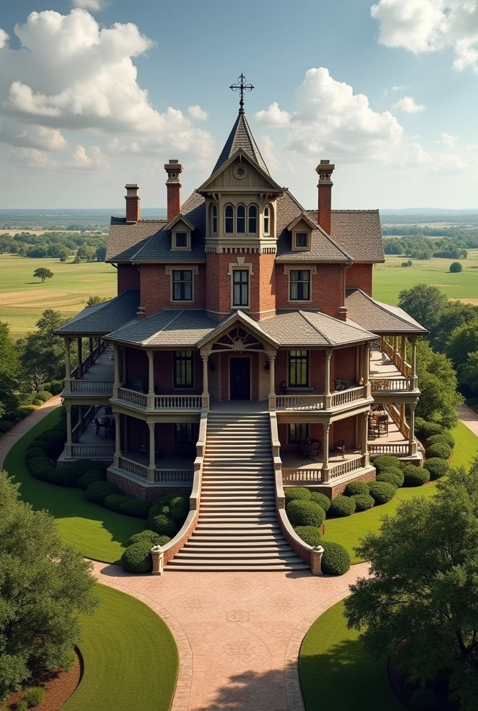 Make a big Texas inspired house