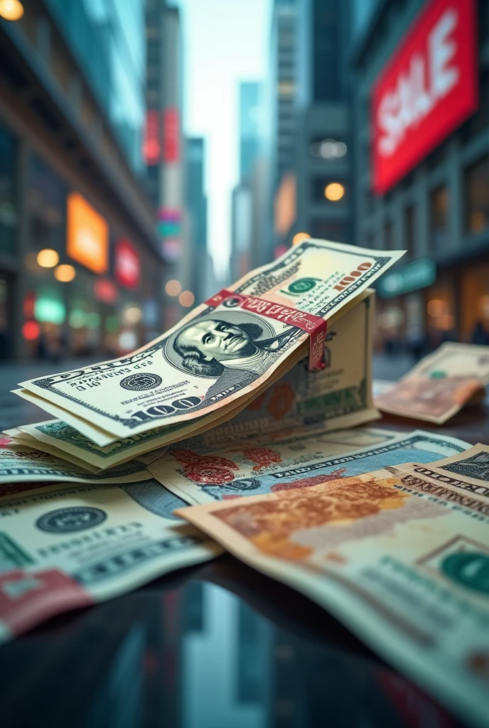 dollars, naira, pounds, euro