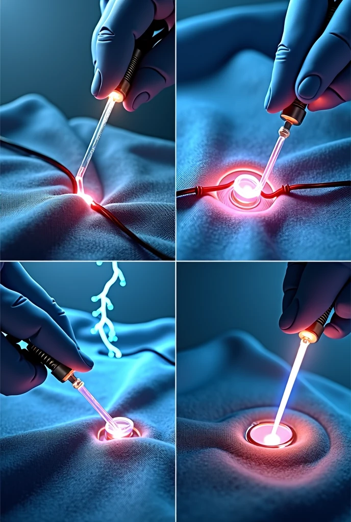 Generate a poster on laparoscopic instruments about the Maryland clamp