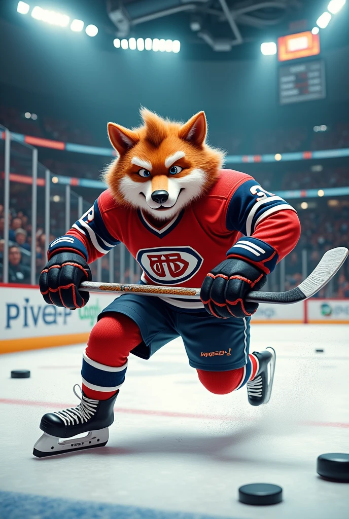 Joueur de hockey animal
Humour