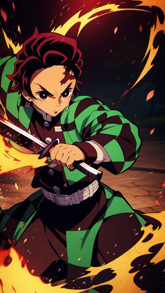 High resolution, anime art wallpaper 32k, A magnificent composition, Fight, Anime character holding a sword against a fire and water background, Cute guy in Demon slayer art, Demon slayer Art Style, Demon slayer ルイ ファンアート, Amazing Anime, Demon slayer, anime key art, Manga Wallpapers, Kimetsu no Yaiba, Anime Wallpaper, Ultra-transparent, Super detailed, Very very beautiful, Anime Epic Artwork