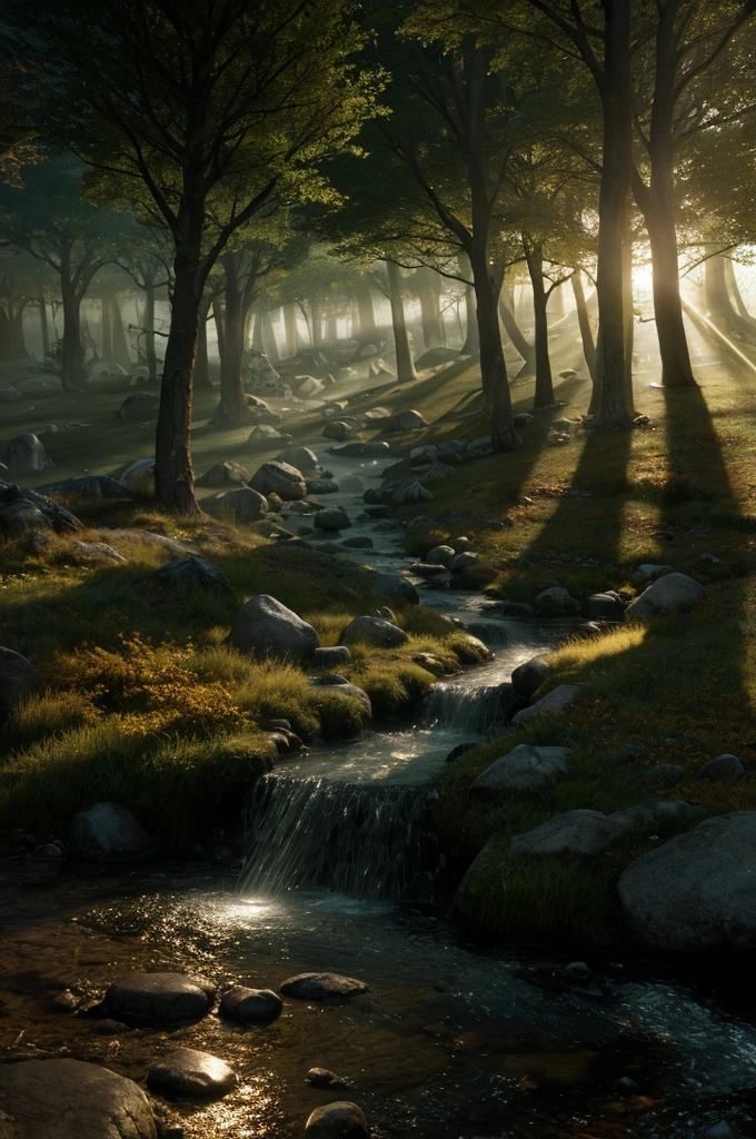 waystone, ultra detailed fantasy, elden ring, realistic, dnd, rpg, lotr game design fanart by concept art, behance hd, artstation, deviantart, global illumination radiating a glowing aura global illumination ray tracing hdr render in unreal engine 5