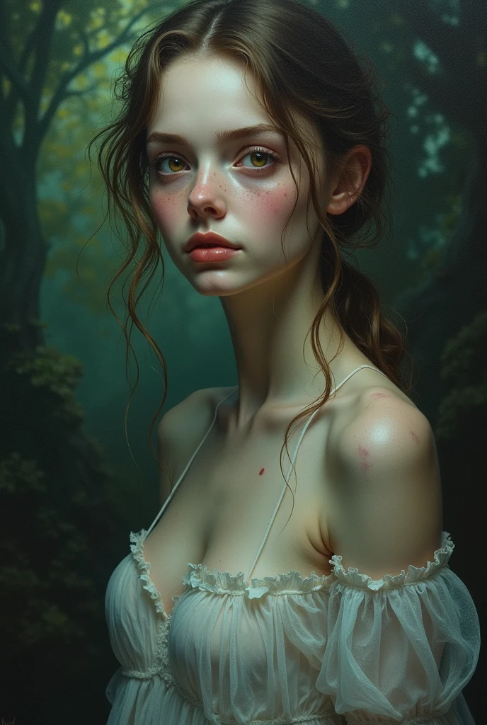 A young Beauty lady but beast inside