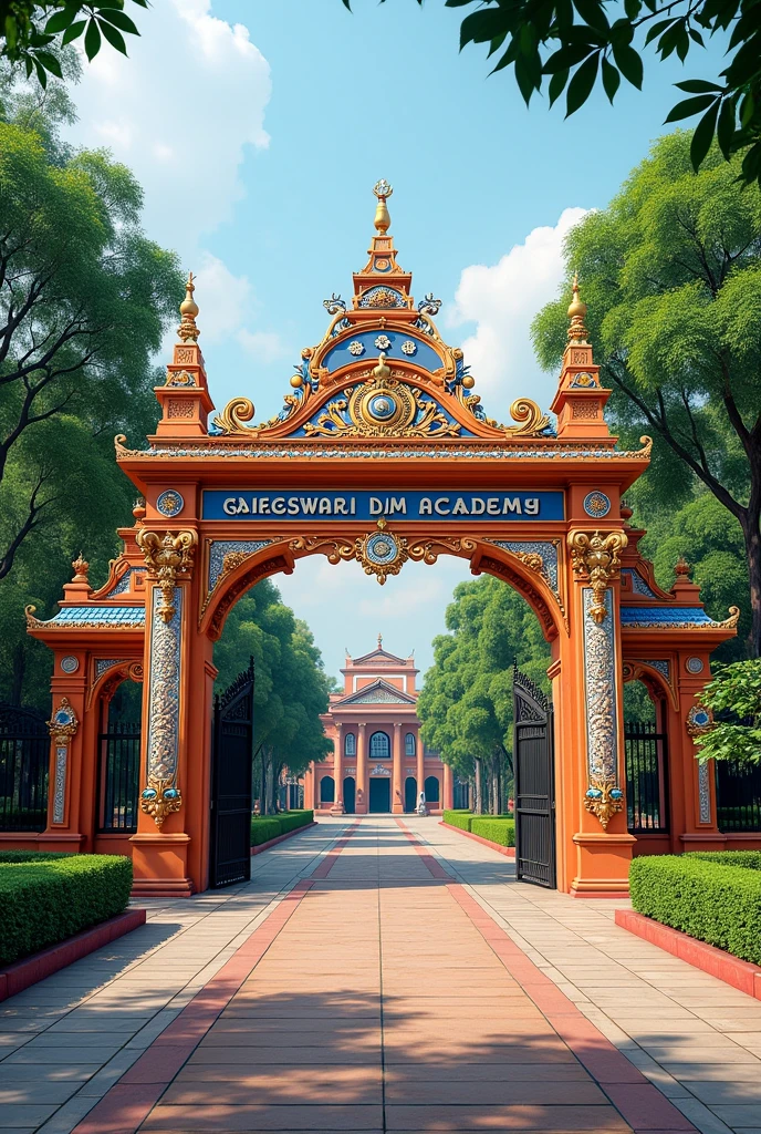Bangladesh school gate name Nageswari DM Academy