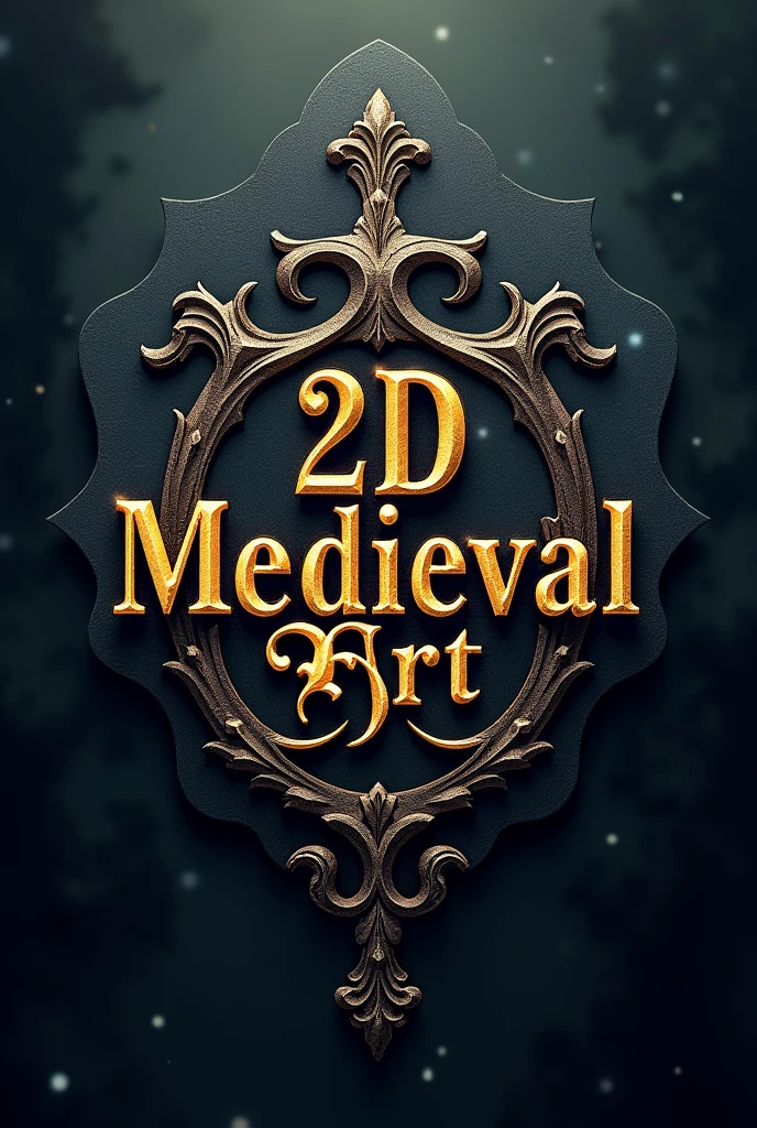 Create logo with the name OPTIONS 2d medieval art, fancy, dungeon fundo png