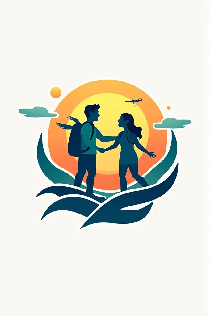 Logo for friends travel