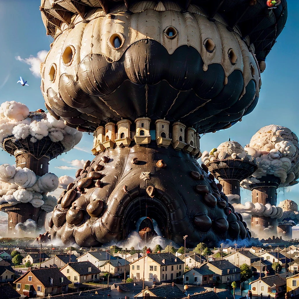 In a tiny town there are gigantic big poop sausages and piles of poop in the middle of the town The gigantic poop towers over every building The big fat, plump poop sausage bubblegum inflates and towers over the whole town Gigantic bubblegum poop bubbles are inflating in the small, tiny town Gigantic poop floods the town The gigantic poop flood is coming towards the tiny town The poop inflates to a gigantic size The cockroach mountains are devouring the buildings in the town The gigantic poop swells up to a gigantic size and towers over the whole world The gigantic poop is inflated to such a gigantic size It rules the whole world like a king The gigantic octopus is growing over all the towns and growing over the whole world over the whole planet It is flooding all the towns with a gigantically bigger, high poop flood The poop is the size of a planet Taller than the castle It towers over the clouds And the poop towers over several cities