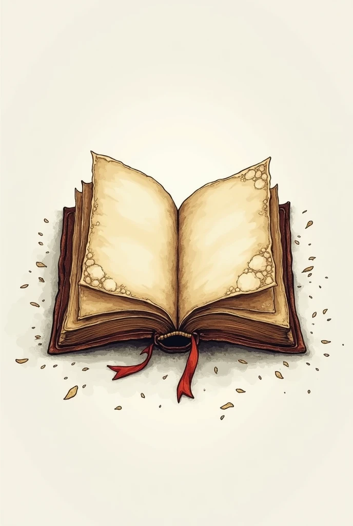 a book drawing with a white outline and no background