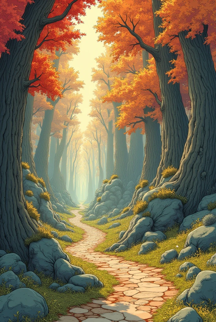 recreates an image on a contextual axometry from this paragraph "Summer has passed and the way it is going ,you can't follow it,the sweetness passed, and just as it was ,leaves no doubt". Get inspired by recreating the image according to the comics of the artist Moebius.