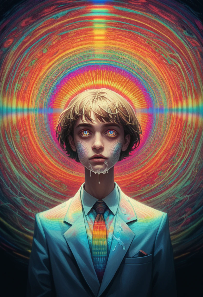 psychedelic, abstract art, highly detailed,ultra-fine painting,sharp focus,physically-based rendering,extreme detail description,professional,vivid colors,bokeh,surreal,dreamlike,hallucinogenic,iridescent,neon colors,glowing,kaleidoscopic,mind-bending,trippy,psychedelic patterns,abstract shapes,fluid forms,mesmerizing textures