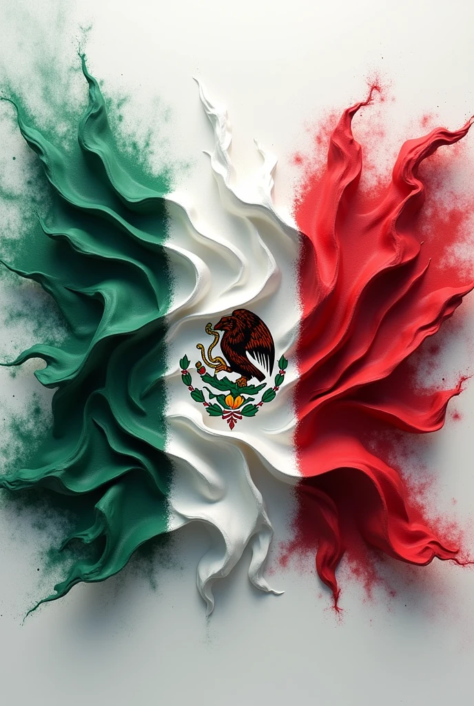 Mexican flag with the name DARIEL 