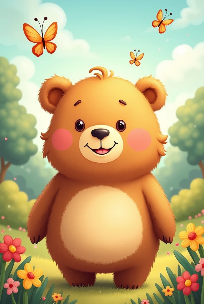 Cute bear cartoon
