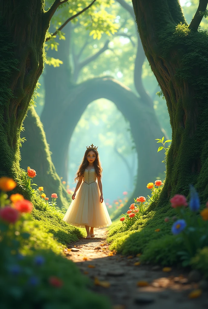princess loses ring in enchanted forest. Pixar animation