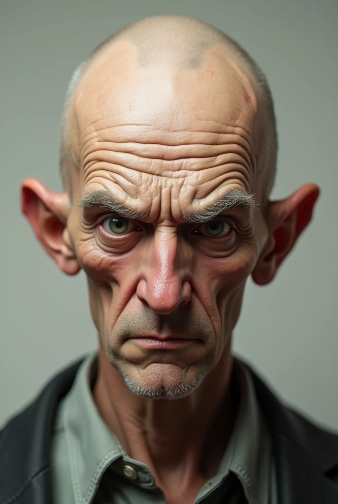 Draw a bald guy, cousin, draw him uglier. 