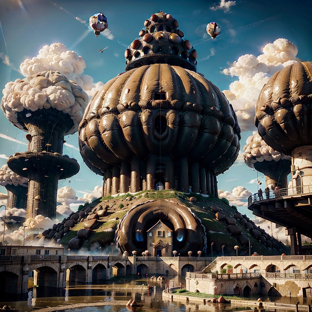 In a tiny town there are gigantic big poop sausages and piles of poop in the middle of the town The gigantic poop towers over every building The big fat, plump poop sausage bubblegum inflates and towers over the whole town Gigantic bubblegum poop bubbles are inflating in the small, tiny town Gigantic poop floods the town The gigantic poop flood is coming towards the tiny town The poop inflates to a gigantic size The cockroach mountains are devouring the buildings in the town The gigantic poop swells up to a gigantic size and towers over the whole world The gigantic poop is inflated to such a gigantic size It rules the whole world like a king The gigantic octopus is growing over all the towns and growing over the whole world over the whole planet It is flooding all the towns with a gigantically bigger, high poop flood The poop is the size of a planet Taller than the castle It towers over the clouds And the poop towers over several cities Several gigantic poop sausages lying across the city for a long time