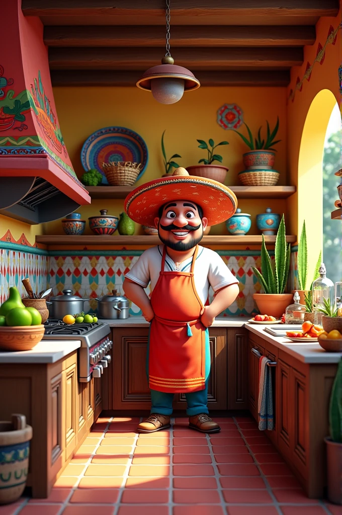 Mexican themed kitchen