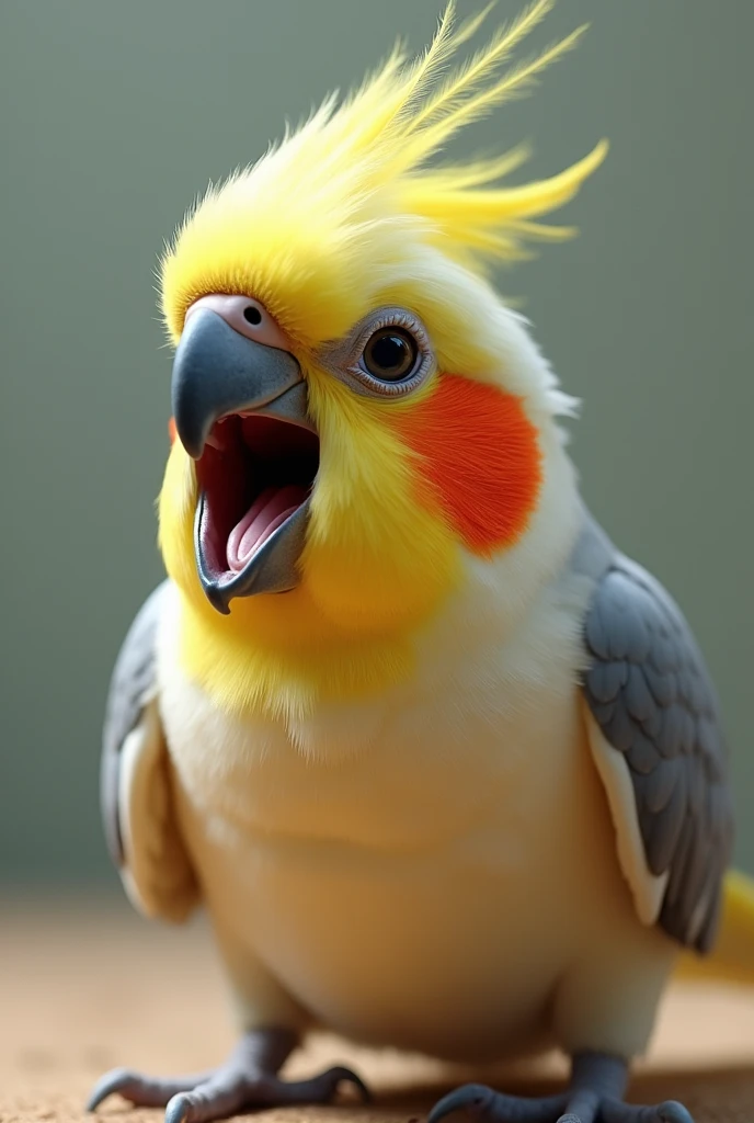 Cockatiel screaming