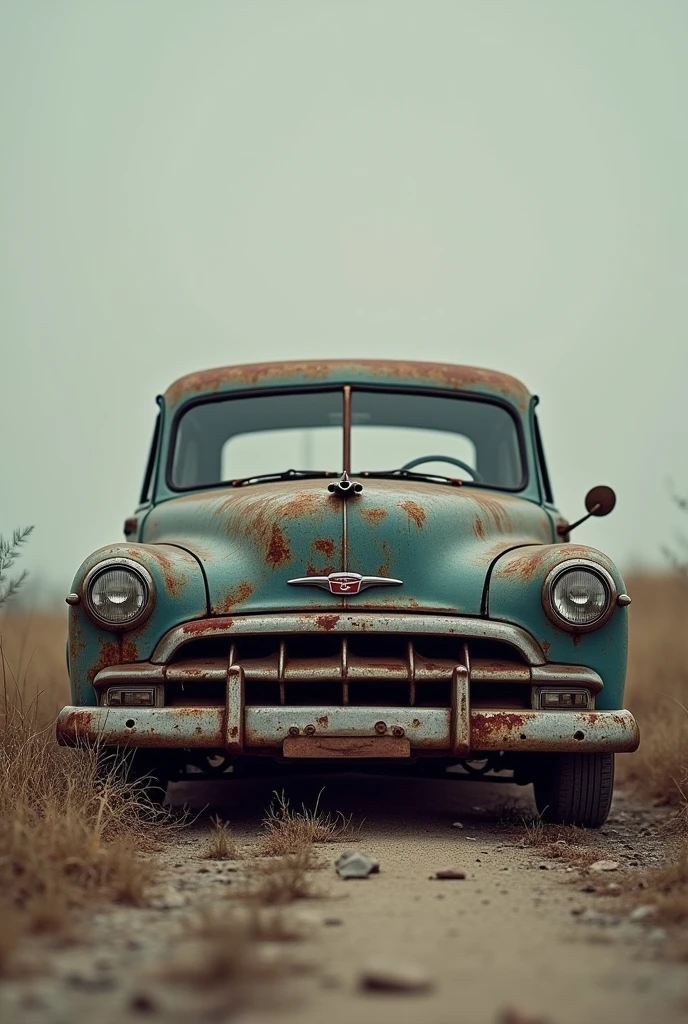 Hello, I want a picture of a worn out car wallpaper