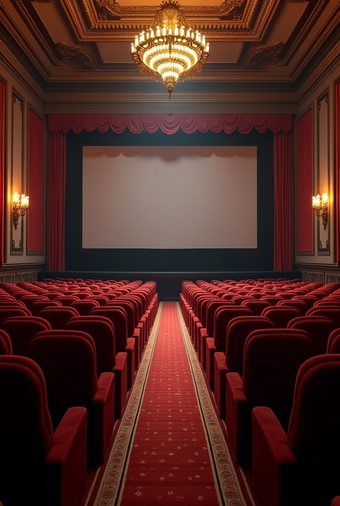 Cinema auditorium from the front