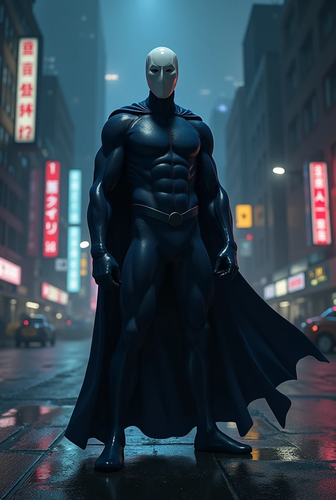 (photorealism:1.2), Make a picture of the superhero the question from DC COMICS