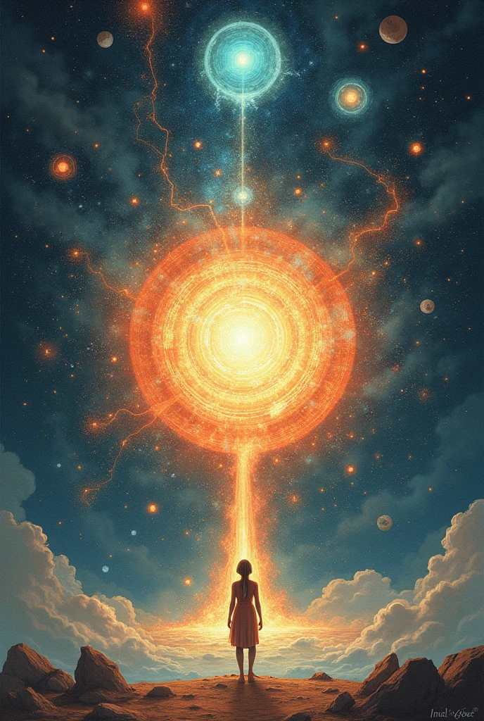 creation of my universe theory drawing easy