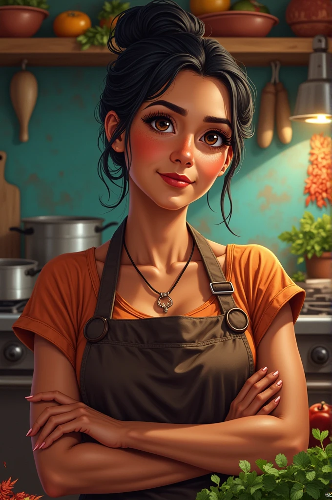 Mexican female cook