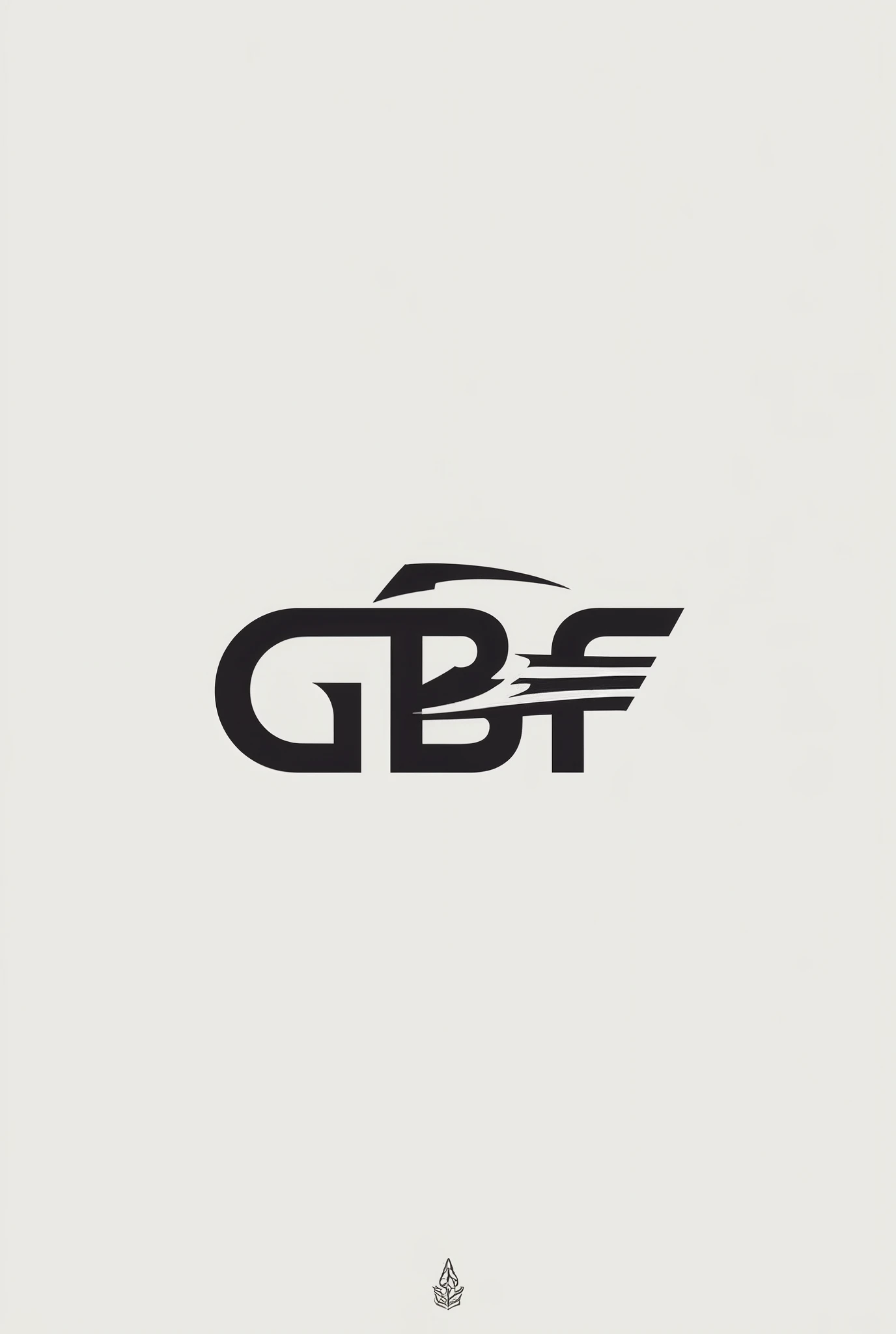 create a minimalist motorcycle logo for gbf