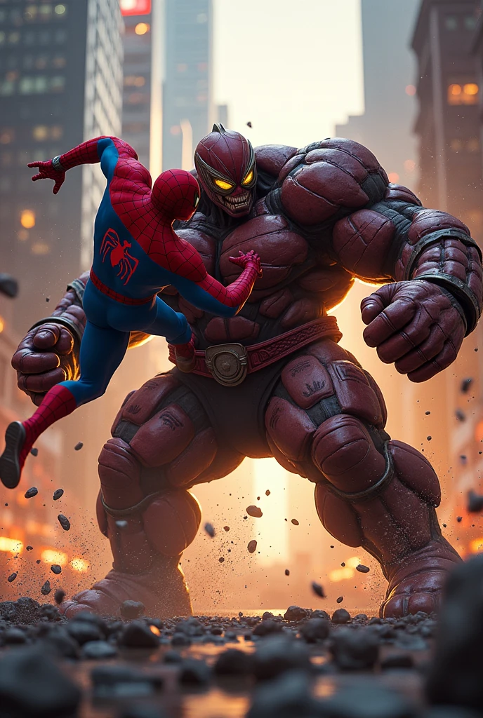 Make Spider-Man fight Juggernaut
