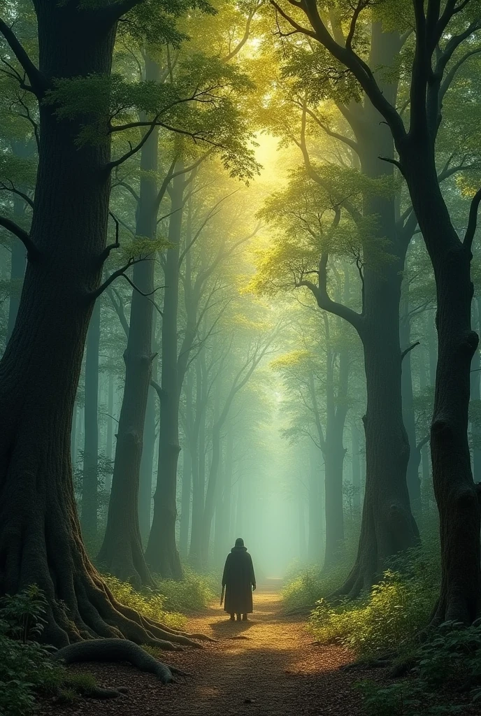 middle Earth, the main setting of JRR Tolkien's works, including *The Lord of the Rings*, It is a vast and rich continent full of exotic landscapes, ancient cultures and immortal legends. ### Landscapes - **forests:** One of the most iconic forests is **Fangorn**, lar dos Ents, ancient tree-shaped beings. Another is **Lothlórien**, an elven haven where golden trees (Mallorn) shine under the sunlight and moonlight, creating an ethereal atmosphere. -