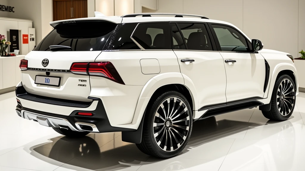 Give me same to same picture same to same showroom Toyota land cruiser 
