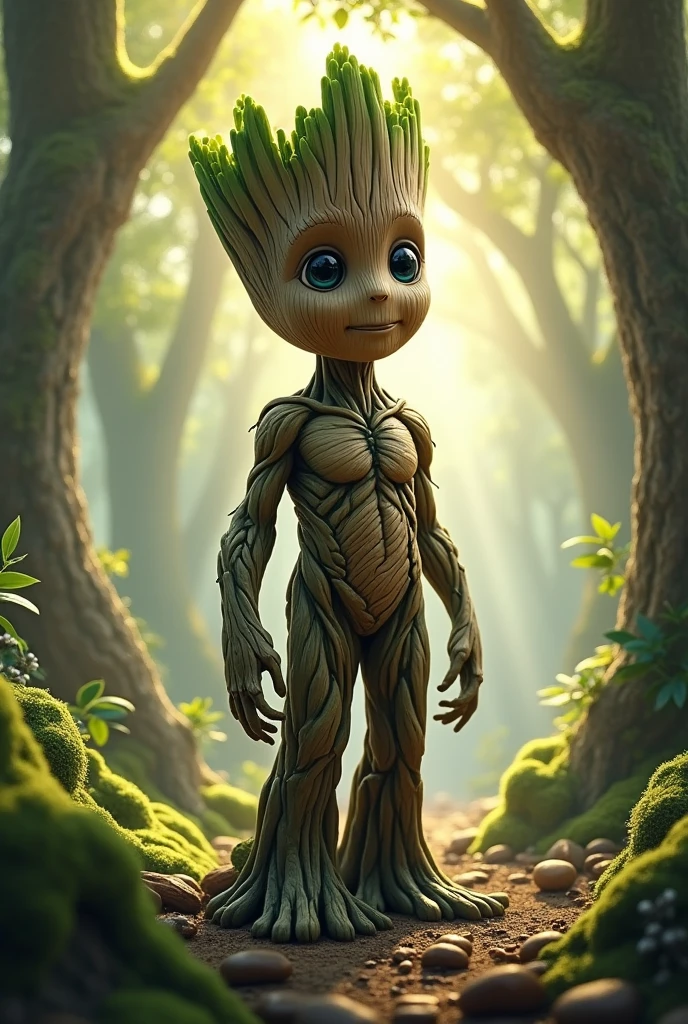 Made back cover of book related to groot