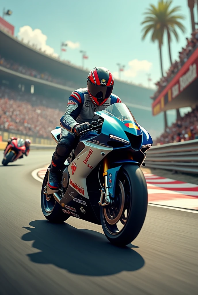 Rahul Gandhi bike racing 