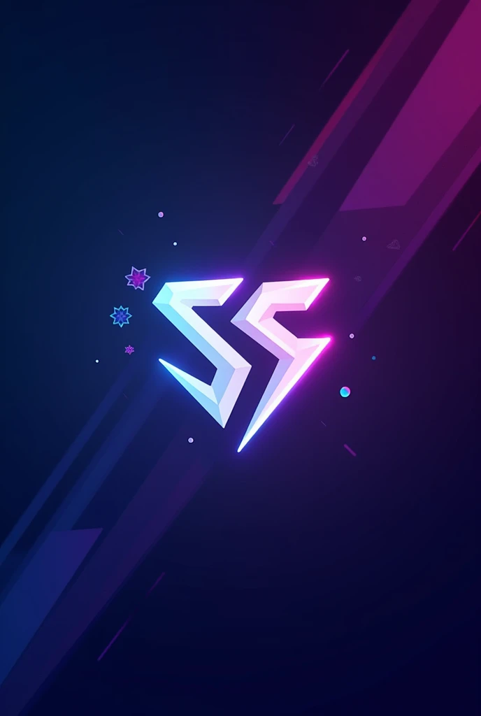 Create a logo for a game store called SS-Shop below. ( mobile legend)