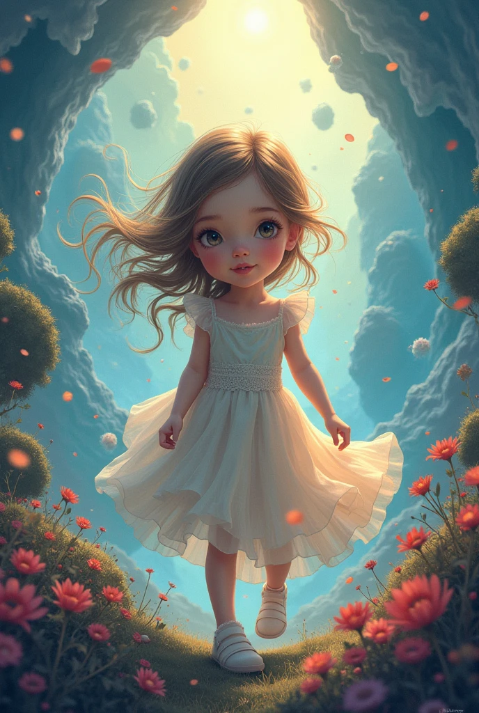 keep this girl and generate differente picture