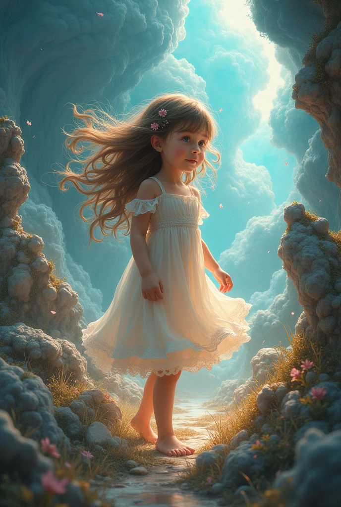 keep this girl and generate differente picture