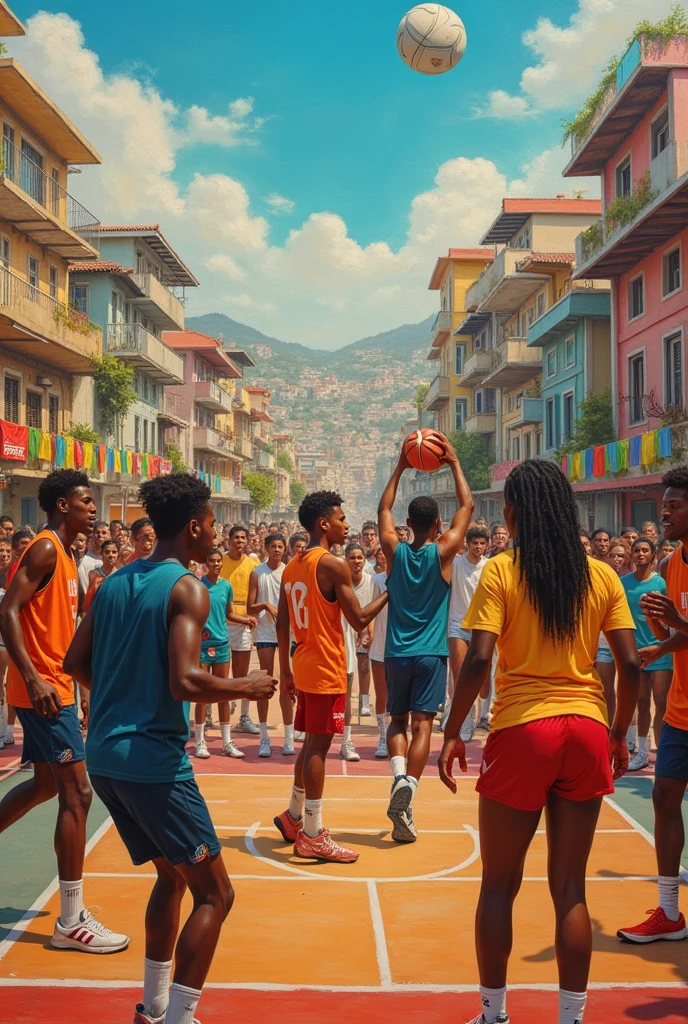 (painting), unity in sports:bridging the culture and communities