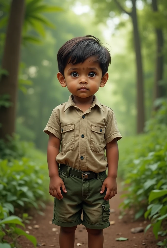 Kerala boy, 2, height 172cm, round face, white colortree back ground, 