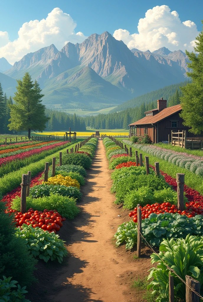 Make a large vegetable garden inspired by John Dutton's