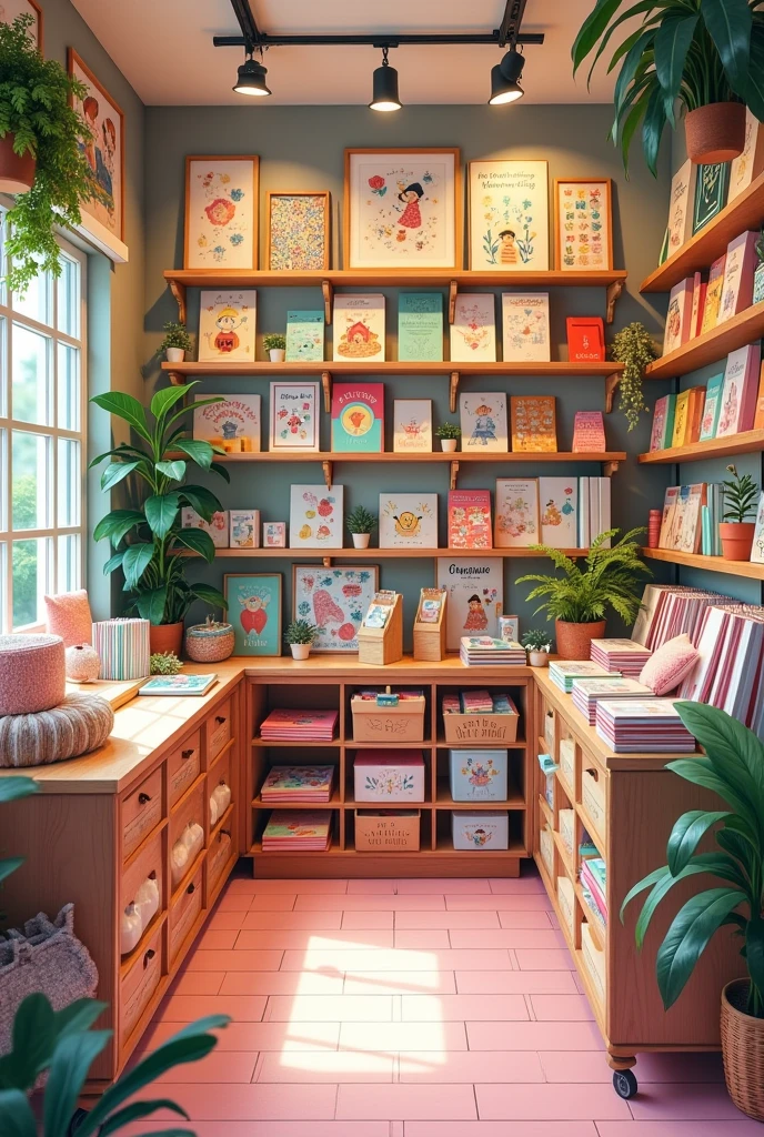 A stationery store called Na Ponta do Lápis, where you can find a wide variety of cute stationery. Want to create an eye-catching flyer to attract new audiences and customers?. 
With beautiful images of its interior printed on the pamphlet, she managed to get the attention of whoever received it.