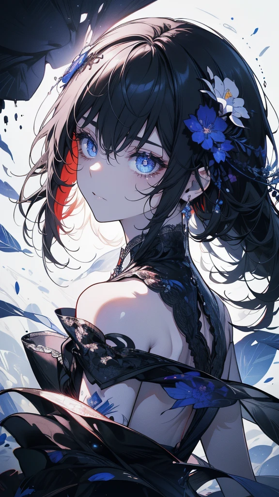 ((8k resolution))、((Highest quality))、((masterpiece))、((Very detailed))((((dramatic))), (((Rough feeling))), (((intense)))Focus on the face、tattoo、Clear Shadows、Vibrant, front,flower々background、Rich colors，Be confident，coil，scene，Boldness，to attract attention，Smart、tendency、I focus