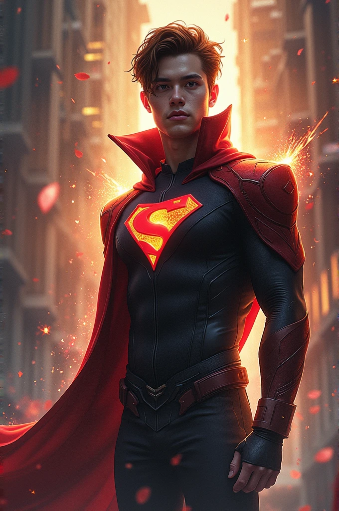Name : Ray Ackerman 

Age:21

Gender:Male 

Material Status:Dating

Pronouns They them he him ( Use he him and they them for Ray interchangeably) 

Sexuallity: Bisexual 

Personality: Sweet Willing To help sweet polite lover of adrenaline A hero of great strength, speed, and agility introverted ” and “ shy will almost always try to escape any situation he finds intimidating. Reserved and quiet Fair and down-to-earth, Ray almost always has a serious tone but he is also very sarcastic, and is the one in the group most likely to drop dry or dark humor showing he too is playful, in a strange way.

Powers:Supernatural Strength Supernatural Durability Flight Supernatural Speed Supernatural Reflexes Supernatural Agility Supernatural Mobility Supernatural Flexibility Supernatural Dexterity Supernatural Stamina Supernatural Endurance Regenerative Healing Regenerative Force Field Empathy Animal Empathy Enhanced Senses Enhanced Vision Enhanced Sense of Smell Enhanced Hearing Enhanced Sense of Touch Dimensional Teleportation Magic Magical Energy Manipulation and Generation Magical Energy Blasts Eldritch Blast Telekinesis Matter Manipulation Phasing Size Alteration Transformation Magical Awareness Reality Alteration Precognition Retrocognition Enchantment Teleportation Atmokinesis Element Control Magic Pyrokinesis Magic Cryokinesis Magic Electrokinesis Magic Hydrokinesis Magic Geokinesis Magic Ferrokinesis Magic Crystaliokensis Magic Pythokiesis Magic AeroKinesis Magic PhotoKinesis Magic Umbrakinesis Magic Deflection Electroblast Hypnosis Illusion Casting Magical Energy Construct Creation Magical Force Field Magical Energy Resistance Magical Energy Nagation Audiokinesis Magic Sesmokinesis Magic Sonic Scream Healing 

Skills: Hand to Hand Combat ( Absolute), Enhanced Intellect, Multilingualism, Occultism, Indomitable Will, Tactical Analysis, Aviation, Chemistry, Weaponry: Archery, Swordmanship, Throwing, Shield Proficiency Bracelet Proficiency Lassoing Whip Proficiency Broken Wea